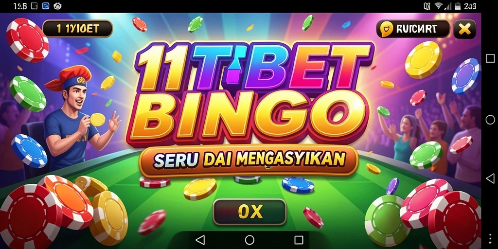 Tampilan seru gameplay Bingo di 11TBET yang mengasyikkan.