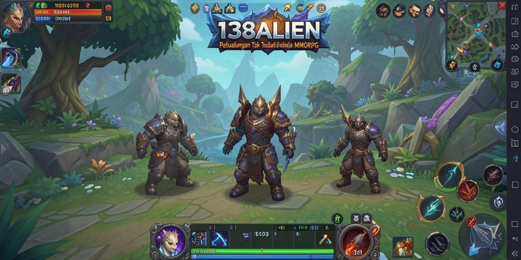 Tampilan permainan 138ALIEN dengan pertempuran seru di dalam galaksi.