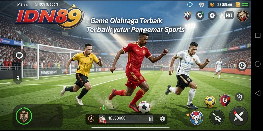 Gameplay seru dari IDN89 dengan aksi olahraga yang mendebarkan.