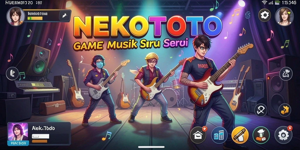 Tampilan gameplay NEKOTOTO yang menyenangkan dan interaktif.
