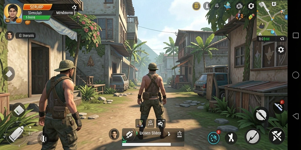 Tangkapan layar dari gameplay menarik SERURP.