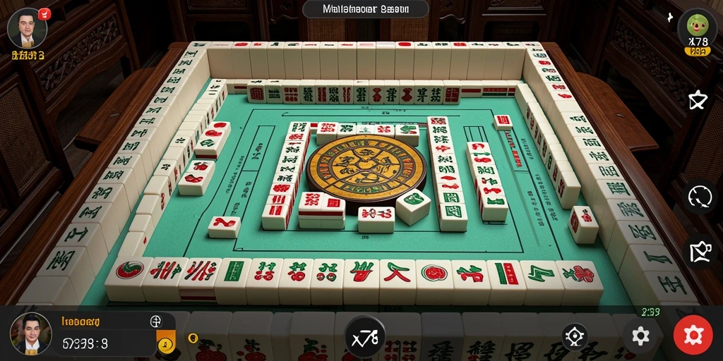 Tampilan gameplay Mahjong yang menarik di X78.